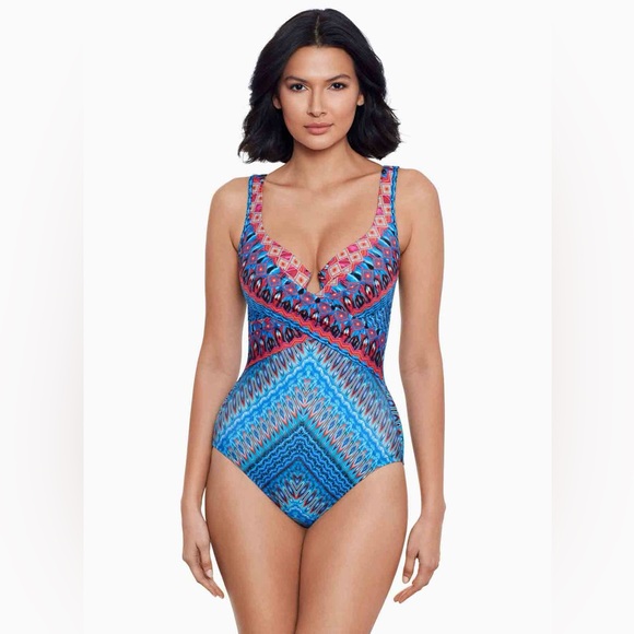 COPY - MIRACLESUIT Criss Cross Escape One Piece Swimsuit - Picture 1 of 7